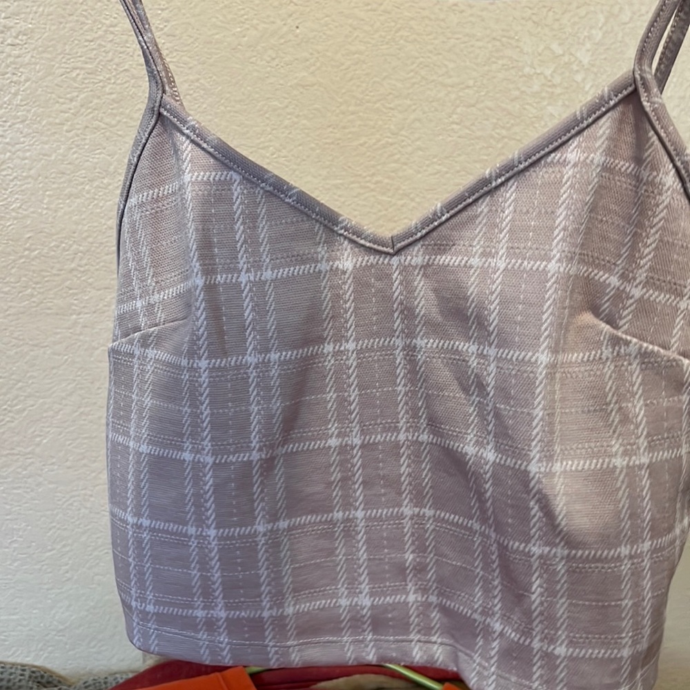 light pink popular basics crop top